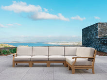 Noble 6-Piece Sectional in Teak, Radiates Quality At First Glance, Deep Seats Rests The Mind & Body.