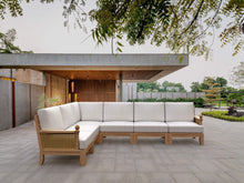 Sink Into This 6-Piece Sectional in Teak That Radiates Quality, Deep Seats Rests Your Mind & Body.