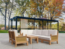 Tailored 8-Piece Sectional in Teak Anchors Your Self Image, Rests Your Mind & Body, Aides Your Ascent.