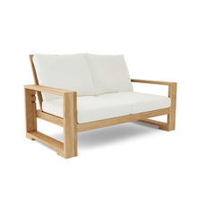 Capistrano Deep Seating Loveseat, 35 H x 37 W x 60 L, From Designer Sketches To Your Patio, Crafted In Solid Teak & Delivered Free.