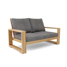 Capistrano Deep Seating Loveseat, 35 H x 37 W x 60 L, From Designer Sketches To Your Patio, Crafted In Solid Teak & Delivered Free.