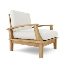 Majestic Deep Seat Arm-Chair in Teak, Turns Your Patio Into a Regal Alcove