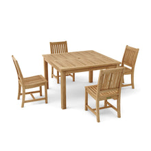 Simple Windsor Rialto 5-Piece Dining Set Masterfully Crafted In Teak, Arrives In 5-9 Working Days & Delivered Free.