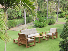 New 5-Piece Sofa Set Design in Teak, Allows Your Patio To Radiate Quality, Deep Seats Rests The Mind & Body.