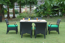 Bellagio 7-Piece Dining Set In Wicker, Arrives In 5-9 Working Days & Delivered Free.