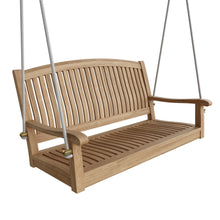 Del-Amo 48" Round Swing Bench,24 H x48 W x 26 D, Includes 25 Foot White Rope, Arrives In 5-9 Working Days.