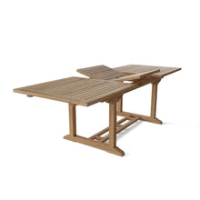 Handsome Teak 9-Piece Dining Set That Seats 8, Leaf Extension Can Seat 10 People. A Set That'll Impress Your Friends & Family.