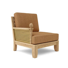 Luxe Right Modular Crafted In Premium Teak, 32.5 H x 33 D x 31 W, Exhibits Classic Elegance With Intricate Detailing.