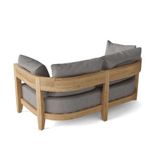 Divine 5-Piece Love Seat Set in Teak, Deep Seats Rests Your Mind, Body & Spirit, Arrives Fully Assembled (except coffee table).
