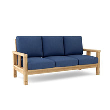 Premium Teak 6-Piece Sofa Set Includes Sun Lounger, Now You Can Enjoy "Stay-Cations" At Home, & Bask In Deep Seat Comfort,
