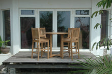 Bahama 5-Piece Round Bar Set, Crafted In Solid Teak, Delivered Free In 5-9 Working Days.