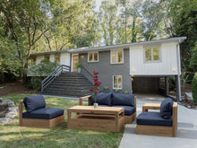 Remarkable 5 Piece Sectional in Teak, Creates Momentous Occasions Even If You Don't Like To Entertain.