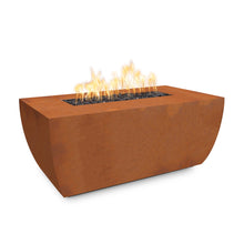 48" x 24" Rectangular Avalon Fire Pit - Copper - Match Lit - Natural Gas