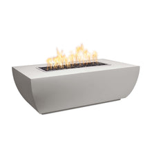 48" X 15" Rectangular Avalon Fire Pit - Powder Coated Metal - Black - Match Lit - Natural Gas