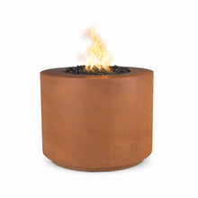 30" Round Beverly Fire Pit - Copper - Match Lit - Natural Gas
