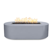 48" Rectangular Bispo Fire Pit - Powder Coated Metal - Black - Match Lit - Natural Gas