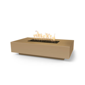 56" Rectangular Cabo Fire Pit - GFRC Concrete - Ash - Match Lit - Natural Gas