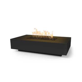 56" Rectangular Cabo Fire Pit - GFRC Concrete - Ash - Match Lit - Natural Gas