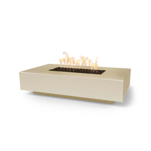 56" Rectangular Cabo Fire Pit - GFRC Concrete - Ash - Match Lit - Natural Gas