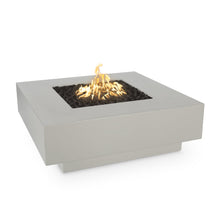36" Square Cabo Fire Pit - Powder Coated Metal - Black - Match Lit - Natural Gas