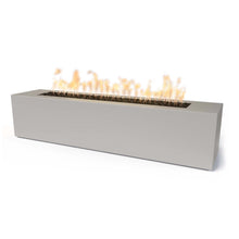72" Rectangular Carmen Fire Pit - Powder Coated Metal - Black - Match Lit - Natural Gas