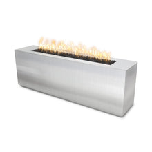 72" Rectangular Carmen Fire Pit - Copper - Match Lit - Natural Gas