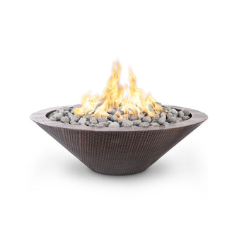 48" Round Cazo Fire Pit - Copper - Match Lit - Natural Gas