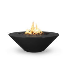 48" Round Cazo Fire Pit - GFRC Concrete - Ash - Match Lit - Natural Gas