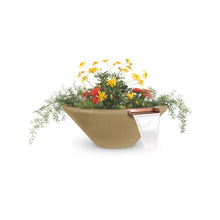 24" Round Cazo Planter & Water Bowl - GFRC Concrete - Ash -