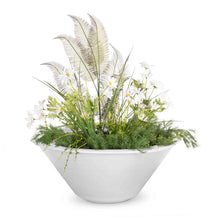 24" Round Cazo Planter Bowl - Powder Coated Metal - Black -