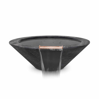 24" Cazo Wood Grain Water Bowl