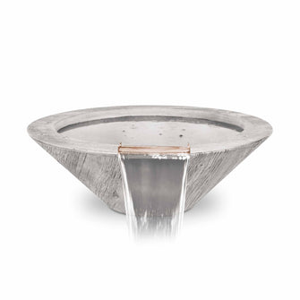 24" Cazo Wood Grain Water Bowl