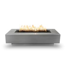 48" Rectangular Moderno Fire Pit - Copper - Match Lit - Natural Gas
