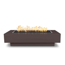 48" Rectangular Coronado Fire Pit - Powder Coated Metal - Black - Match Lit - Natural Gas