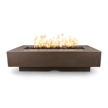 60" Rectangular Del Mar Fire Pit - GFRC Concrete - Ash - Match Lit - Natural Gas