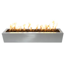 48" Rectangular Eaves Fire Pit - Copper - Match Lit - Natural Gas