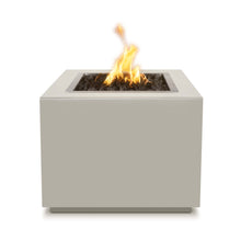 30" Square Forma Fire Pit - Powder Coated Metal - Black - Match Lit - Natural Gas