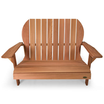 Cedar Loveseat - Handcrafted In Canada With Rot Resistant, Untreated, Western Red Cedar.