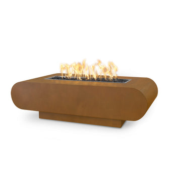 48" Rectangular La Jolla Fire Pit - Copper - Match Lit - Natural Gas
