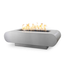 48" Rectangular La Jolla Fire Pit - Copper - Match Lit - Natural Gas