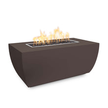 48" X 24" Rectangular Avalon Fire Pit - Powder Coated Metal - Black - Match Lit - Natural Gas