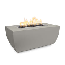 48" X 24" Rectangular Avalon Fire Pit - Powder Coated Metal - Black - Match Lit - Natural Gas