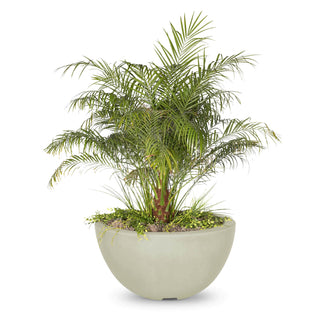 30" Round Luna Planter Bowl - GFRC Concrete - Ash -