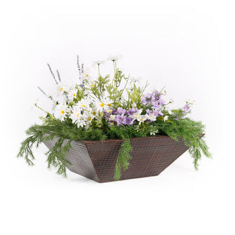 24" Maya Hammered Copper Planter Bowl