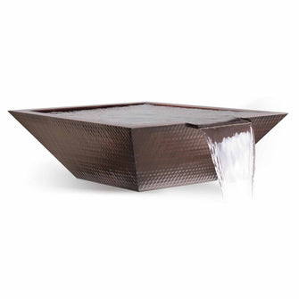24" Maya Hammered Copper Water Bowl