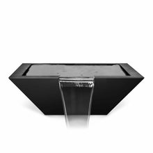 24" Maya Powder Coated Water Bowl - Wide Spillway