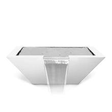 24" Maya Powder Coated Water Bowl - Wide Spillway