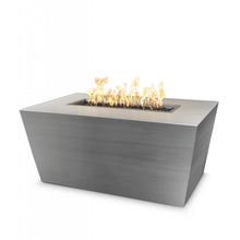 48" Rectangular Mesa Fire Pit - Copper - Match Lit - Natural Gas