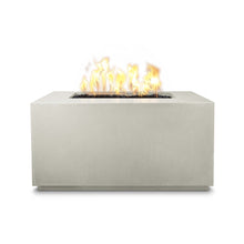 48" Rectangular Pismo Fire Pit - GFRC Concrete - Ash - Match Lit - Natural Gas