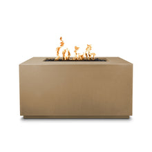 48" Rectangular Pismo Fire Pit - GFRC Concrete - Ash - Match Lit - Natural Gas